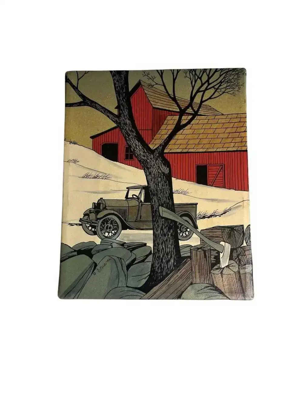 1970s Donovan Americana Canvas Prints (Set of 3)
